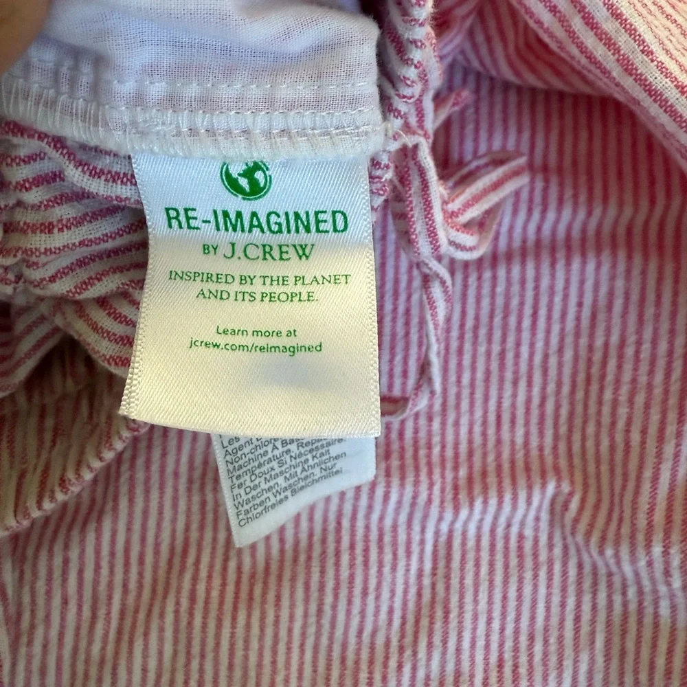 J.CREW Pink Striped womens Pants - Picture 6 of 6